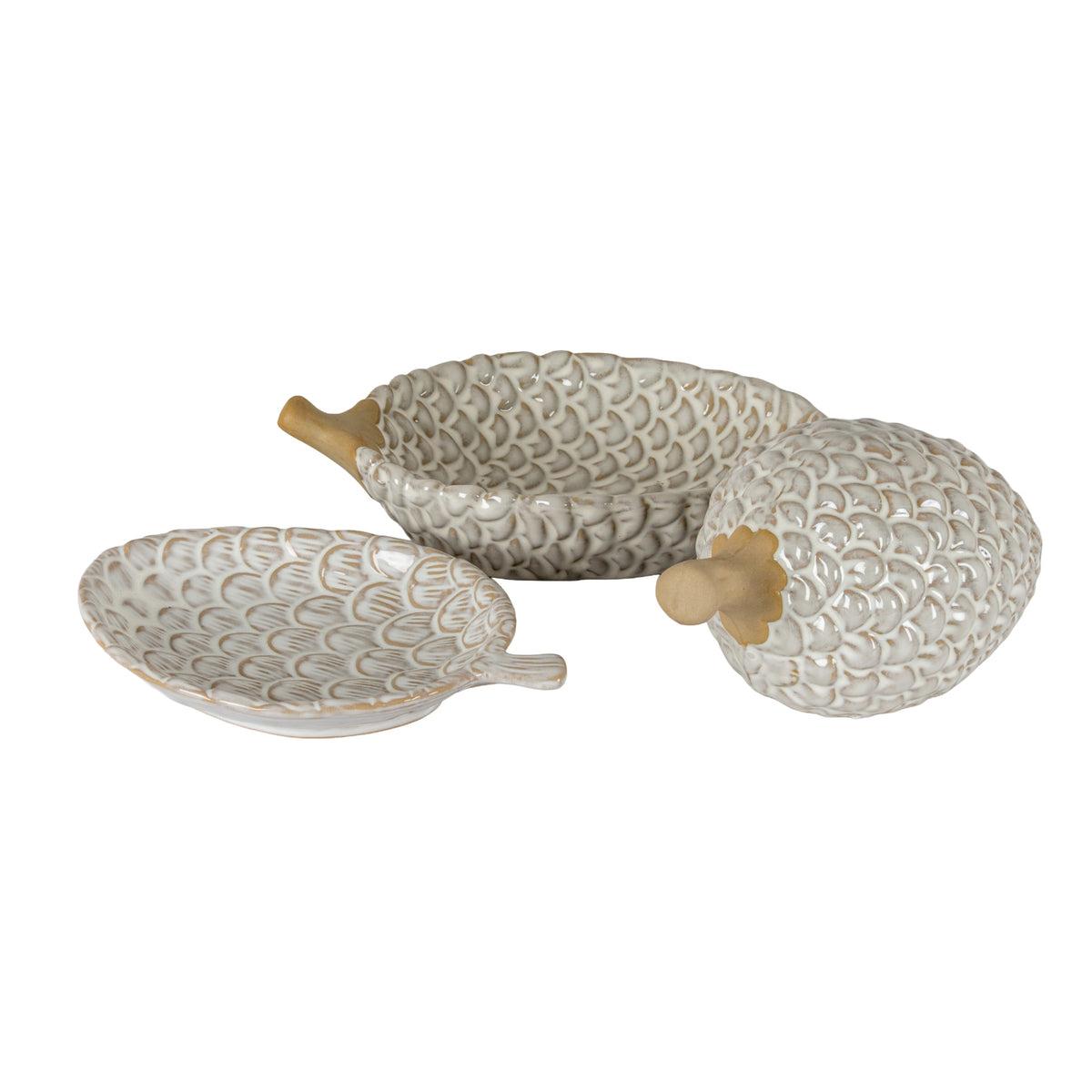 Alora Ceramic Pinecone Medium Dish by Hill Interiors - image 3