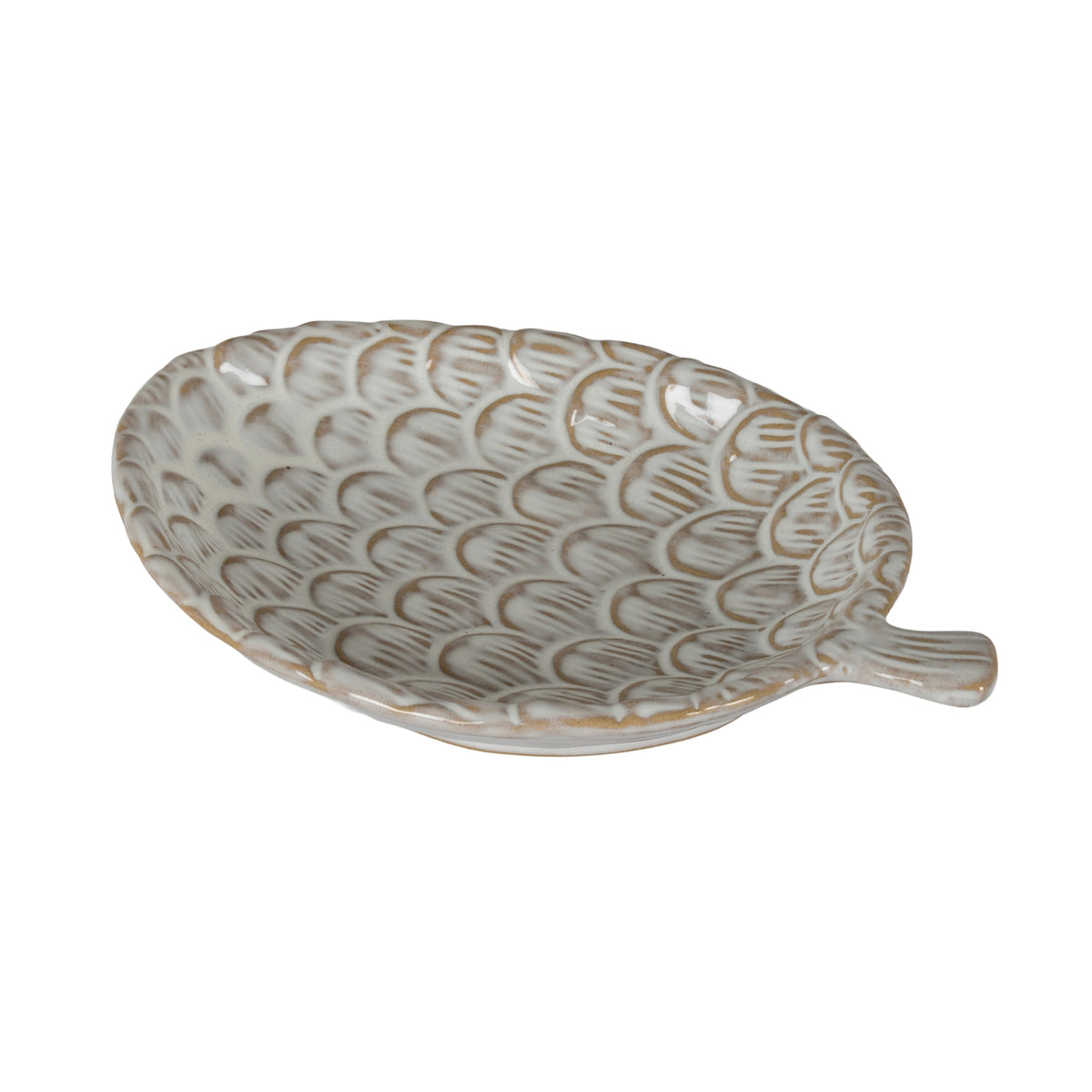 Alora Ceramic Pinecone Medium Dish by Hill Interiors