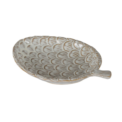 Alora Ceramic Pinecone Medium Dish by Hill Interiors