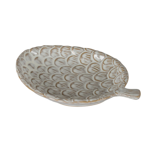 Alora Ceramic Pinecone Medium Dish by Hill Interiors