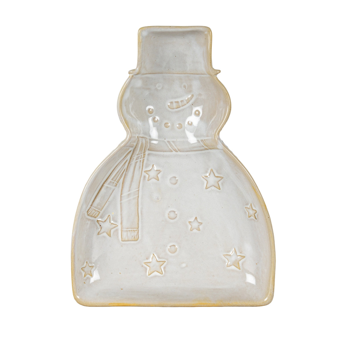 Alora Ceramic Snowman Dish by Hill Interiors - image 2