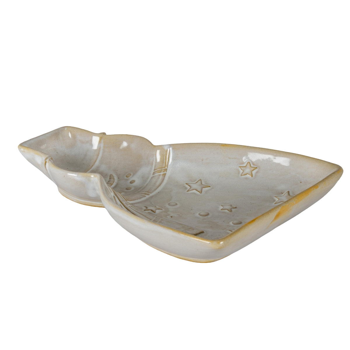 Alora Ceramic Snowman Dish by Hill Interiors