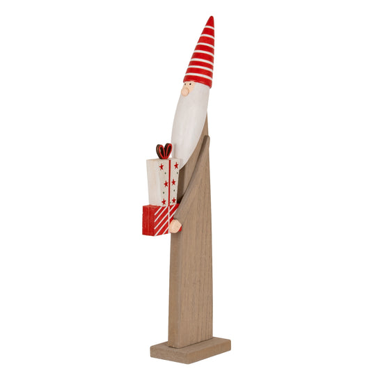 Wooden Festive Elf with Presents by Hill Interiors