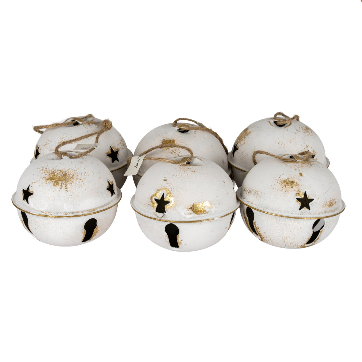 Twelve Metal Nordic Bells in Wooden Box by Hill Interiors - image 4