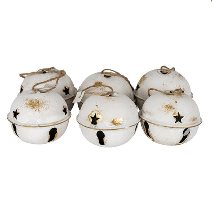 Twelve Metal Nordic Bells in Wooden Box by Hill Interiors - image 4