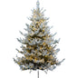 Snowy Spruce 7Ft Pre Lit 500 Led Christmas Tree by SEDERVA