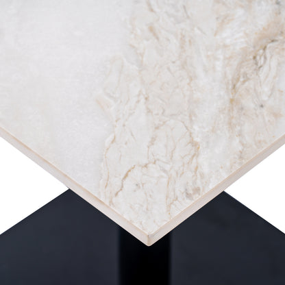 Romanby Stone Large Square Dining Table by Hill Interiors - image 2