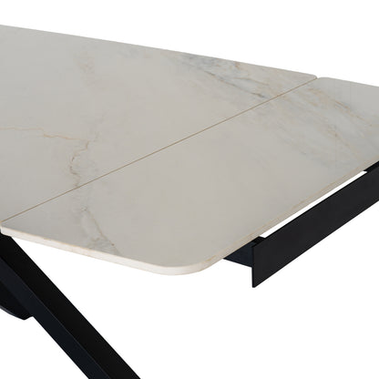 Romanby Stone Extending Dining Table by Hill Interiors - image 4