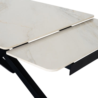 Romanby Stone Extending Dining Table by Hill Interiors - image 5