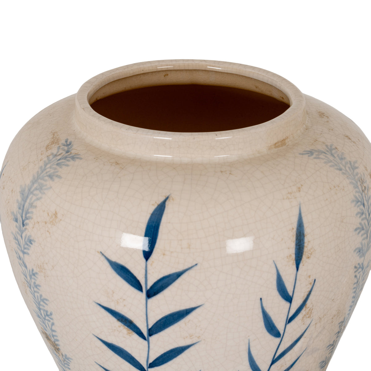 Blue Flora Ceramic Ginger Jar by Hill Interiors - image 4