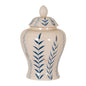 Blue Flora Ceramic Ginger Jar by Hill Interiors