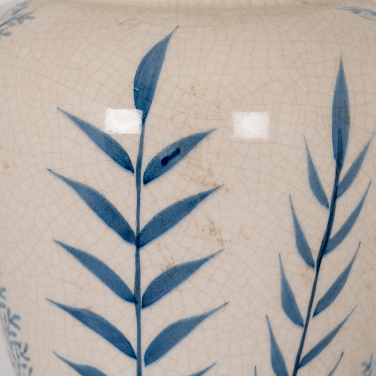 Large Blue Flora Ceramic Ginger Jar by SEDERVA - image 5