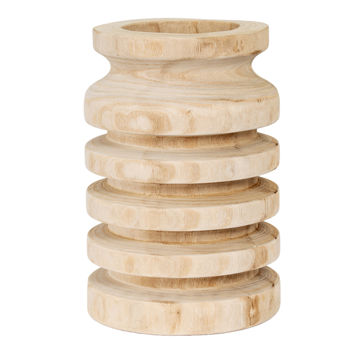Large Artisan Ribbed Vase by Hill Interiors