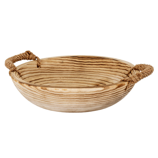 Artisan Bowl With Rope Handles by Hill Interiors