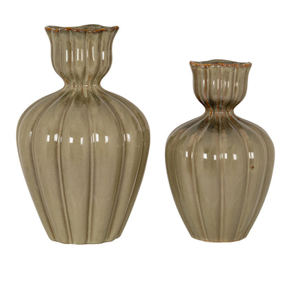 Orin Small Sage Tulip Olpe Vase by SEDERVA - image 2