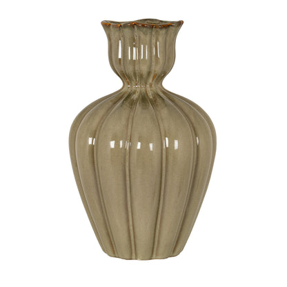 Orin Small Sage Tulip Olpe Vase by SEDERVA