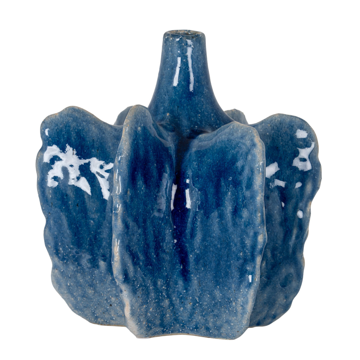 Azura Medium Blue Statement Vase by SEDERVA