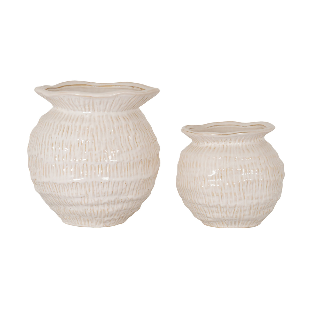 Wavy Rim Medium Round Vase by SEDERVA - image 2