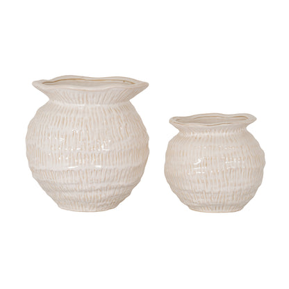 Wavy Rim Medium Round Vase by SEDERVA - image 2