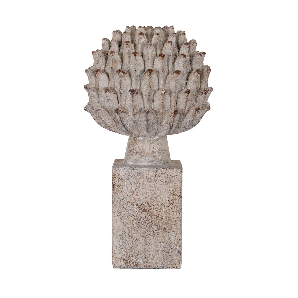 Ferro Large Artichoke on Plinth by SEDERVA
