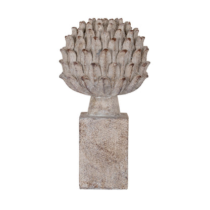 Ferro Large Artichoke on Plinth by SEDERVA