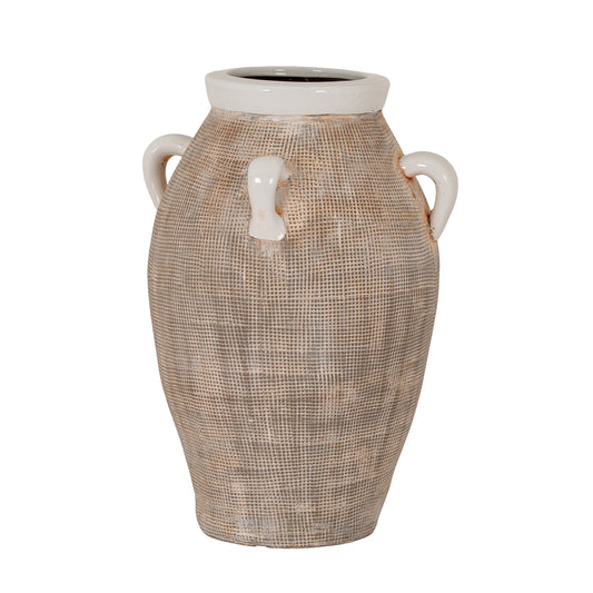 Ostra Large Ceramic Amphora Vase by Hill Interiors