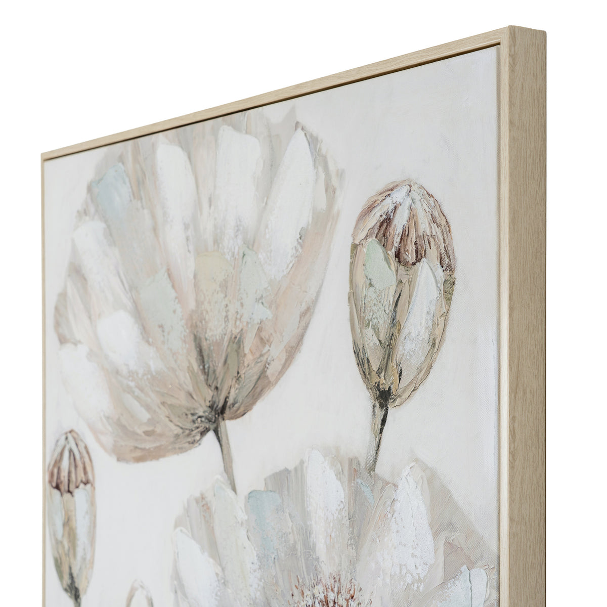 Poppy Stems Handpainted Canvas in Frame by Hill Interiors - image 4
