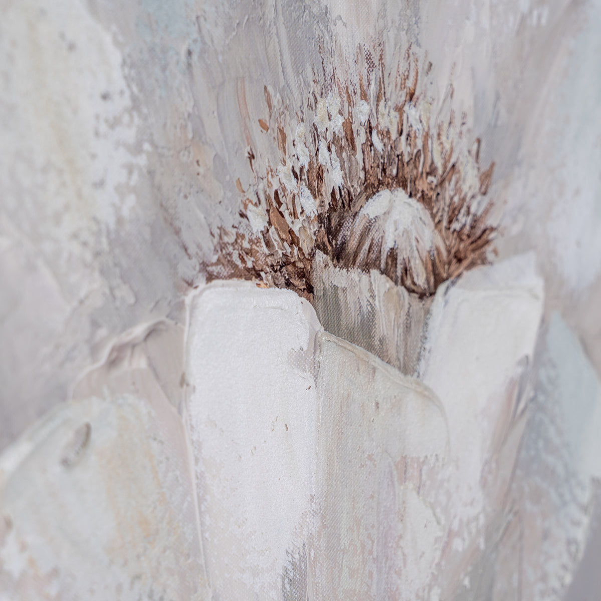 Poppy Stems Handpainted Canvas in Frame by Hill Interiors - image 5