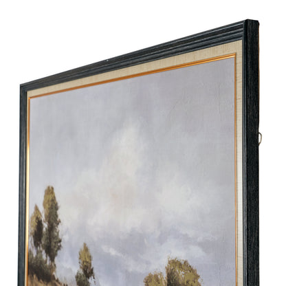 Spring Landscape Hand Painted Canvas in Classic Frame by Hill Interiors - image 4