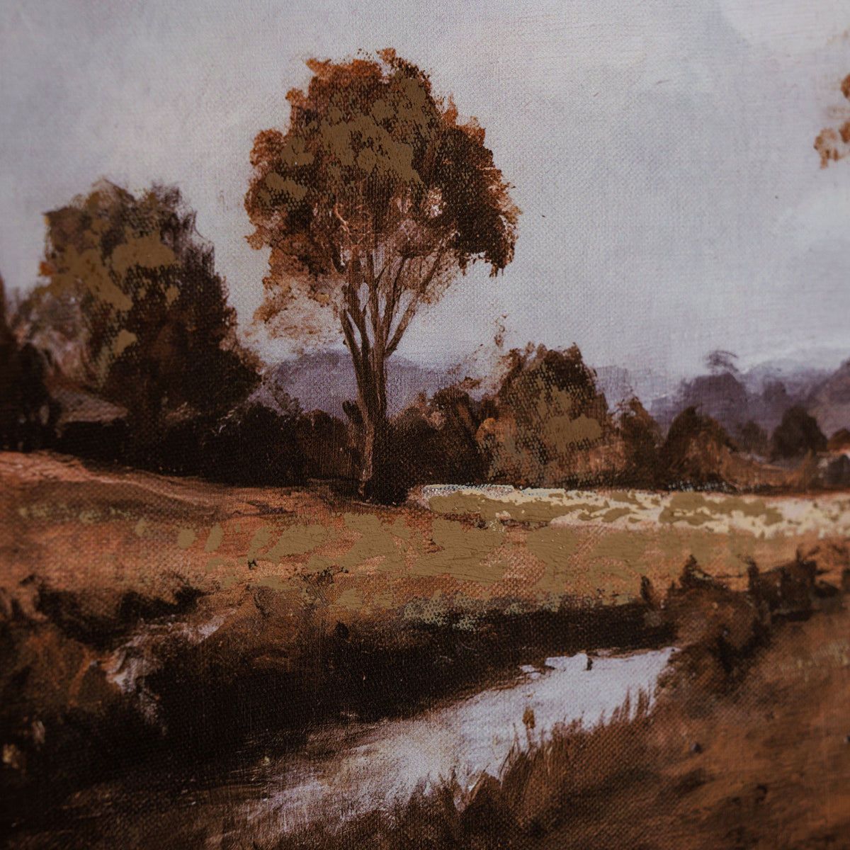 Autumn Landscape Hand Painted Canvas in Classic Frame by Hill Interiors - image 2