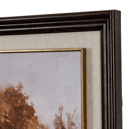 Autumn Landscape Hand Painted Canvas in Classic Frame by Hill Interiors - image 4