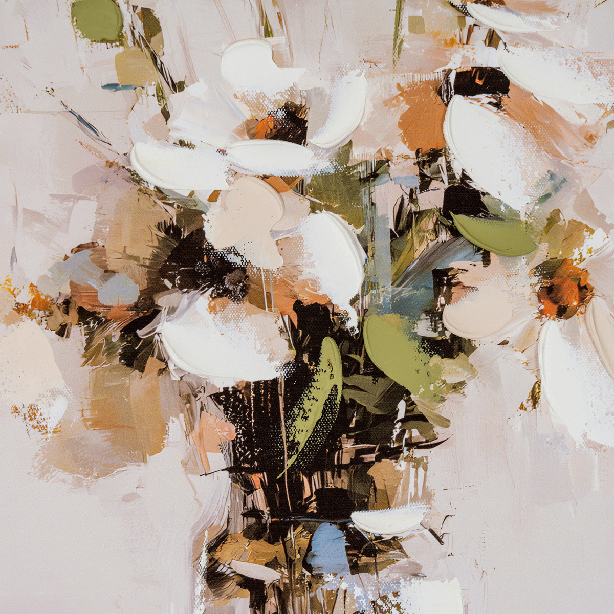 Still Life Cosmos Hand Painted Canvas in Frame by Hill Interiors - image 2