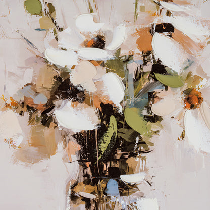 Still Life Cosmos Hand Painted Canvas in Frame by Hill Interiors - image 2