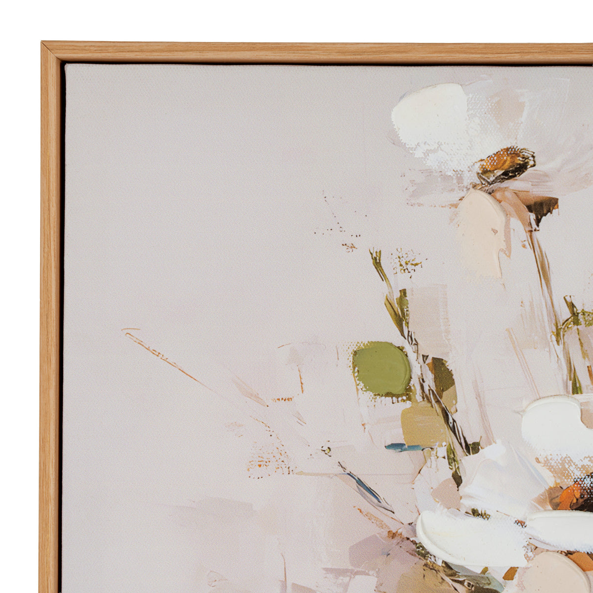 Still Life Cosmos Hand Painted Canvas in Frame by Hill Interiors - image 3