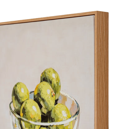Still Life Limes Hand Painted Canvas in Frame by Hill Interiors - image 3