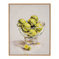 Still Life Limes Hand Painted Canvas in Frame by Hill Interiors