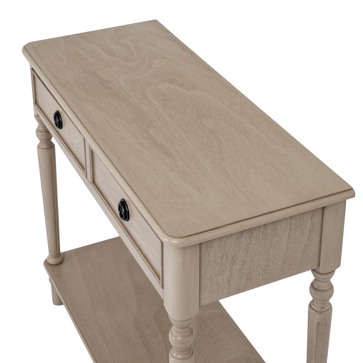 The Rowan Collection 2 Drawer Console Table With Shelf by Hill Interiors - image 2