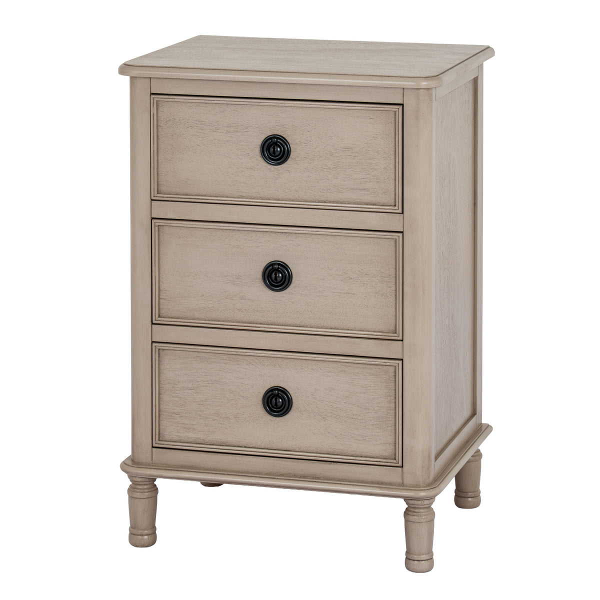 The Rowan Collection 3 Drawer Bedside Table by Hill Interiors