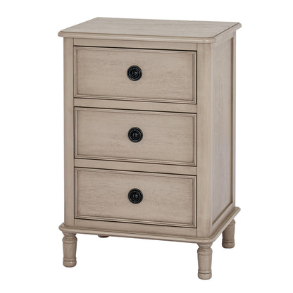 The Rowan Collection 3 Drawer Bedside Table by Hill Interiors