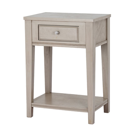 The Emile Collection 1 Drawer Side Table With Shelf by Hill Interiors