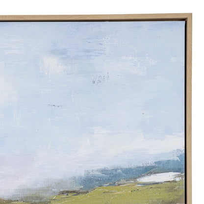 Cliffside View Hand Painted Canvas in Frame by Hill Interiors - image 3