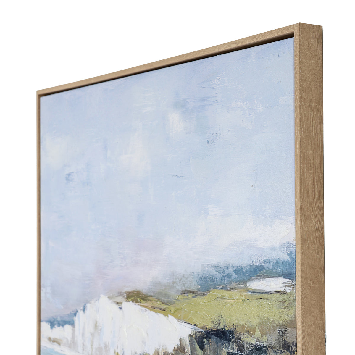 Cliffside View Hand Painted Canvas in Frame by Hill Interiors - image 4