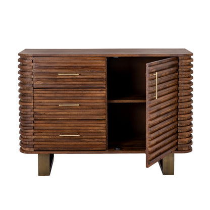 Strata Collection 3 Drawer 1 Door Sideboard by Hill Interiors - image 3