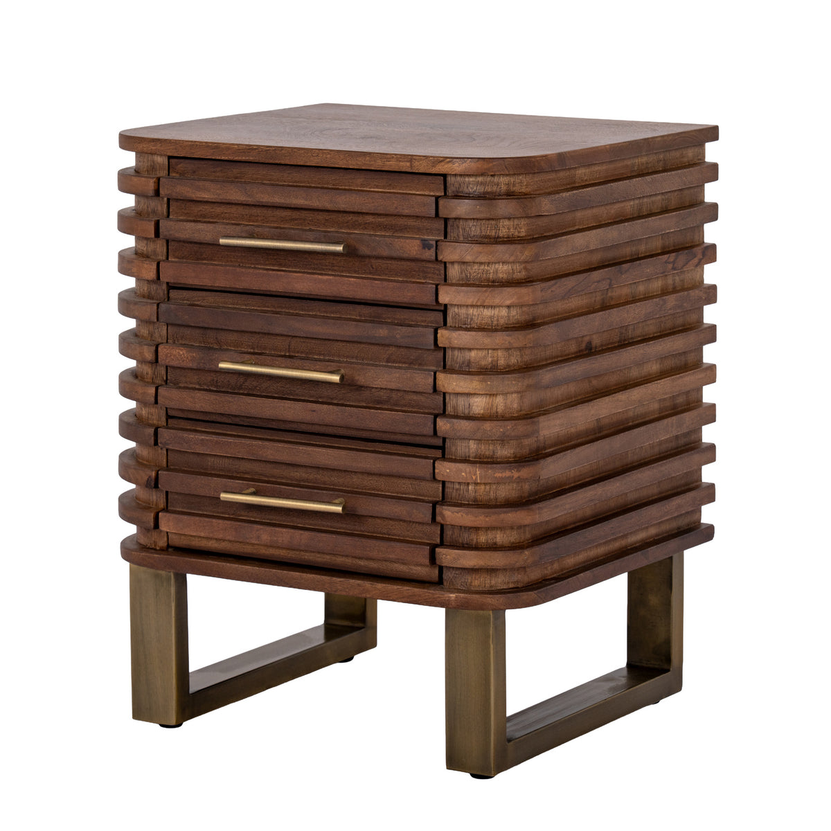 Strata Collection 3 Drawer Side Table by Hill Interiors