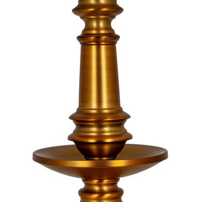 Gatsby Brushed Gold Finished Table Lamp With Linen Shade by Hill Interiors - image 5