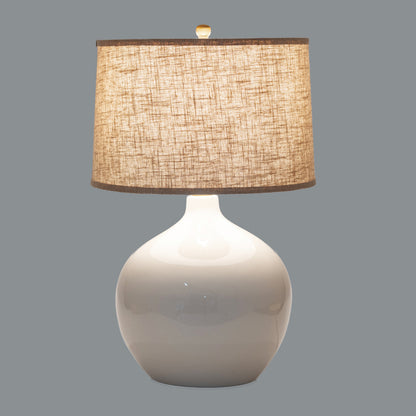 Lucille Ceramic Table Lamp With Linen Shade by Hill Interiors - image 2