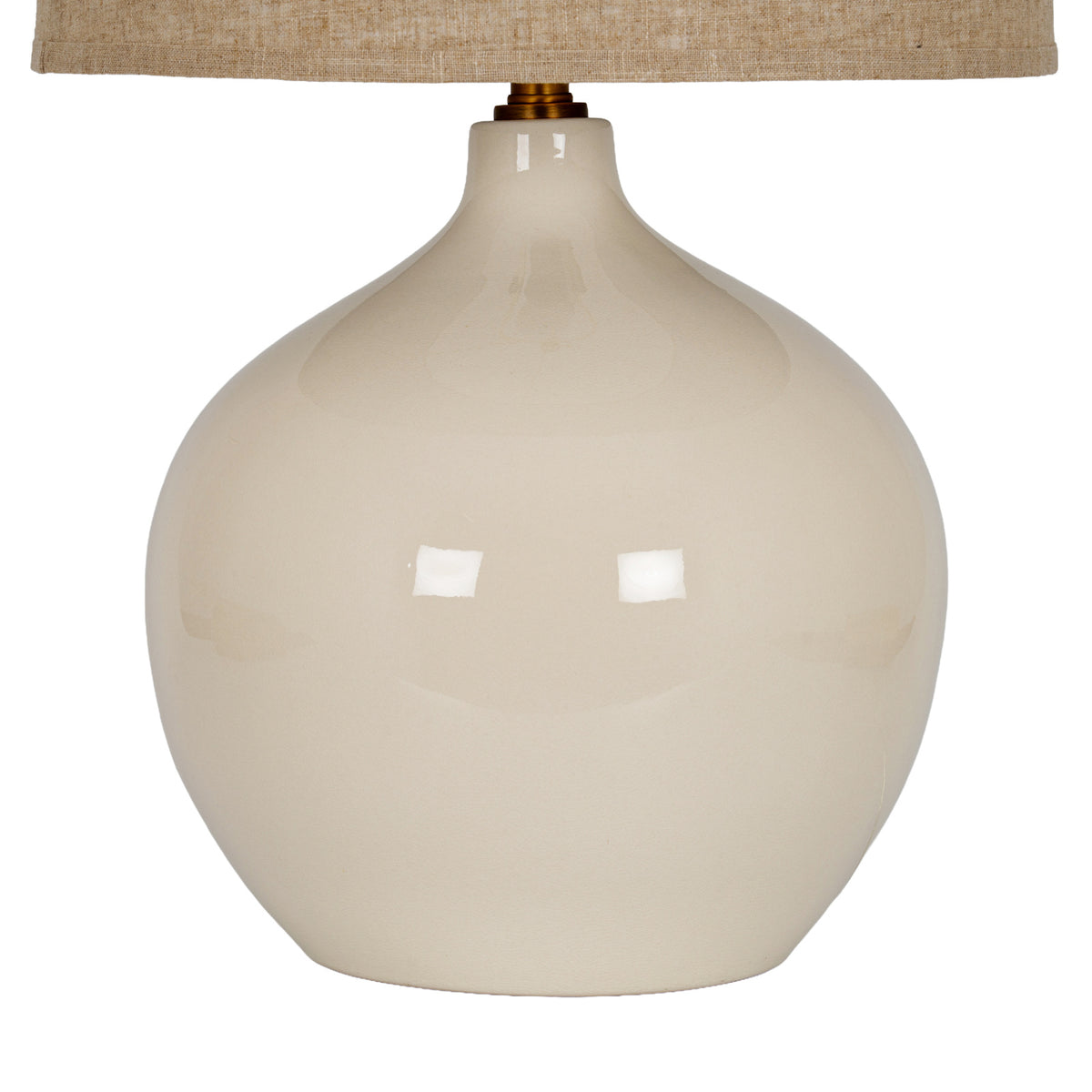 Lucille Ceramic Table Lamp With Linen Shade by Hill Interiors - image 5