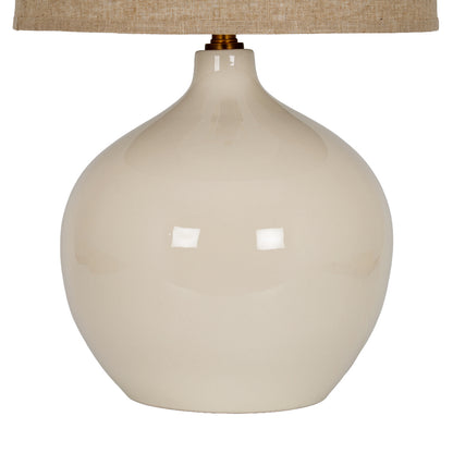 Lucille Ceramic Table Lamp With Linen Shade by Hill Interiors - image 5