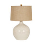 Lucille Ceramic Table Lamp With Linen Shade by Hill Interiors