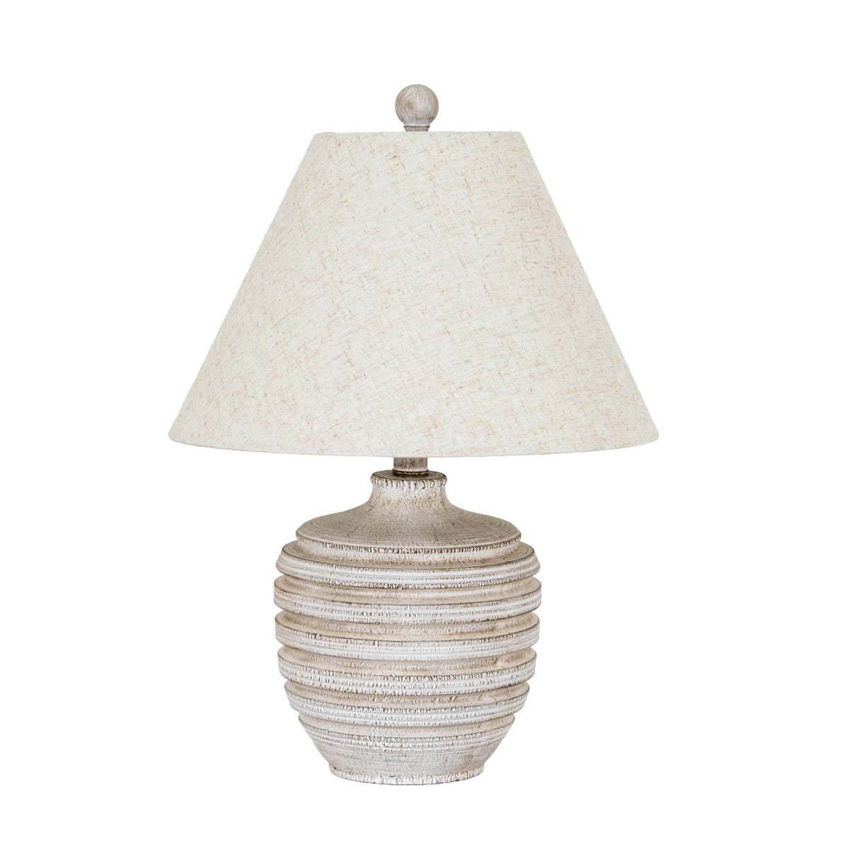 Beacon Table Lamp With Linen Shade by Hill Interiors
